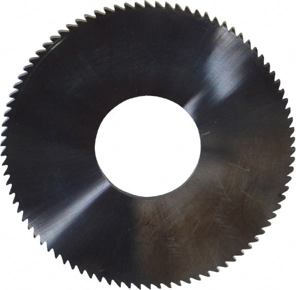 Made in USA - 1-3/4" Diam x 0.064" Blade Thickness x 5/8" Arbor Hole Diam, 90 Tooth Slitting and Slotting Saw - Arbor Connection, Solid Carbide, Concave Ground - Exact Tooling
