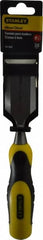 Stanley - 9" OAL x 1-1/2" Blade Width Wood Chisel - 1-1/2" Tip, Polypropylene Handle - Exact Tooling