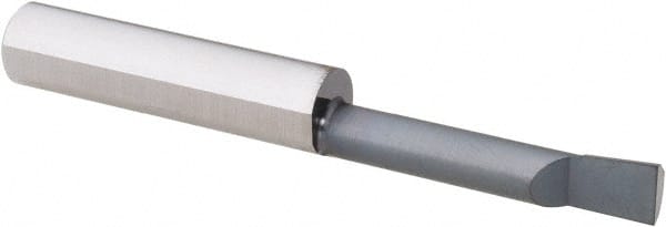 Scientific Cutting Tools - 0.23" Min Bore Diam, 1.15" Max Bore Depth, 5/16 Shank Diam, Boring Bar - Right Hand Cut, Solid Carbide, AlTiN+ Finish - Exact Tooling