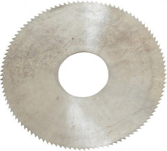 Made in USA - 1-1/4" Diam x 0.016" Blade Thickness, 3/8" Arbor Hole Diam, 110 Teeth, Solid Carbide, Jeweler's Saw - Uncoated - Exact Tooling