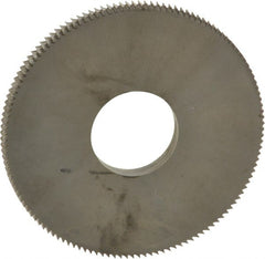 Made in USA - 1-1/2" Diam x 1/8" Thick, 1/2" Arbor Hole Diam, 130 Teeth, Solid Carbide, Jeweler's Saw - Uncoated - Exact Tooling