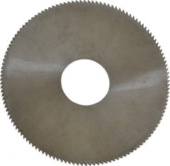 Made in USA - 1-3/4" Diam x 1/16" Thick, 1/2" Arbor Hole Diam, 130 Teeth, Solid Carbide, Jeweler's Saw - Uncoated - Exact Tooling