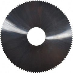 Made in USA - 2" Diam x 0.051" Blade Thickness, 1/2" Arbor Hole Diam, 110 Teeth, Solid Carbide Jeweler's Saw - Uncoated - Exact Tooling