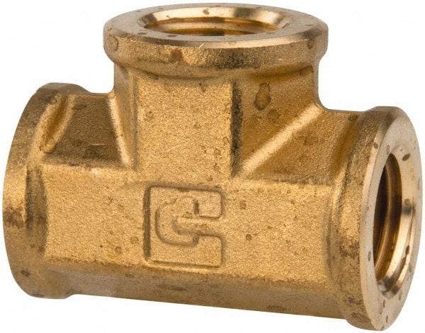 Parker - Hose I.D. x MNPTF End Connection Brass Truck Valve - 3.71" OAL, 5/8 x 1/2" Pipe - Exact Tooling