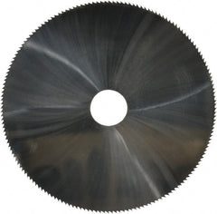 Made in USA - 3" Diam x 0.04" Blade Thickness, 1/2" Arbor Hole Diam, 168 Teeth, Solid Carbide Jeweler's Saw - Uncoated - Exact Tooling