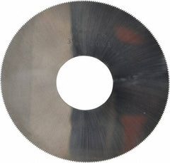 Made in USA - 3" Diam x 0.01" Blade Thickness, 1" Arbor Hole Diam, 280 Teeth, Solid Carbide Jeweler's Saw - Uncoated - Exact Tooling