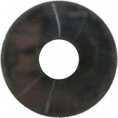 Made in USA - 3" Diam x 0.02" Blade Thickness, 1" Arbor Hole Diam, 230 Teeth, Solid Carbide Jeweler's Saw - Uncoated - Exact Tooling