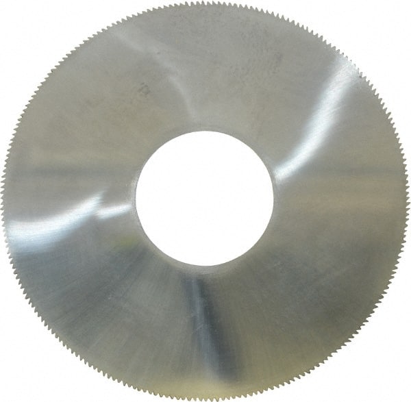 Made in USA - 3" Diam x 0.045" Blade Thickness, 1" Arbor Hole Diam, 230 Teeth, Solid Carbide Jeweler's Saw - Uncoated - Exact Tooling