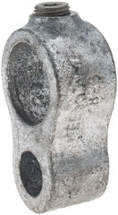 Kee - 3/4" Pipe, Malleable Iron Gate Hinge Fitting - Galvanized Finish - Exact Tooling