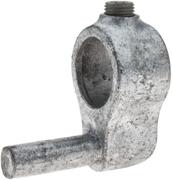 Kee - 3/4" Pipe, Malleable Iron Gate Hinge Fitting - Galvanized Finish - Exact Tooling