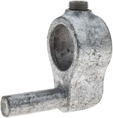 Kee - 3/4" Pipe, Malleable Iron Gate Hinge Fitting - Galvanized Finish - Exact Tooling
