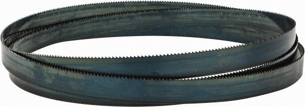 Starrett - 10 TPI, 7' 9" Long x 3/4" Wide x 0.032" Thick, Welded Band Saw Blade - Carbon Steel, Toothed Edge, Raker Tooth Set, Flexible Back, Contour Cutting - Exact Tooling