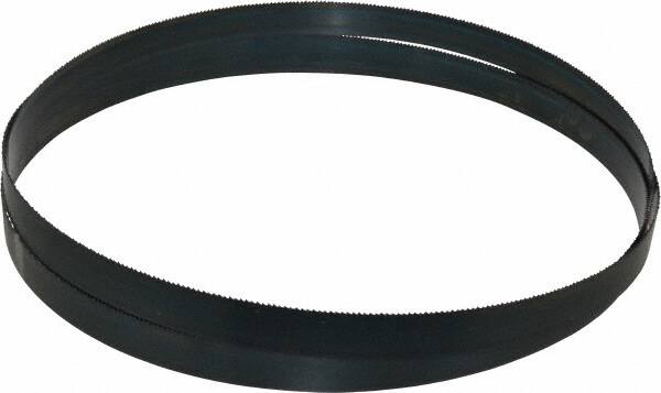 Starrett - 10 TPI, 11' Long x 1" Wide x 0.035" Thick, Welded Band Saw Blade - Carbon Steel, Toothed Edge, Raker Tooth Set, Flexible Back, Contour Cutting - Exact Tooling