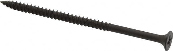 Value Collection - #8, 3" OAL, Phillips Drive Bugle Head, Steel Drywall Screws - Black Phosphate Finish, Grade 1018 - Exact Tooling