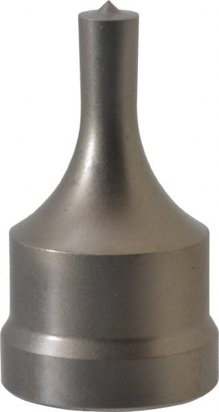 Cleveland Steel Tool - 5/16 Inch Diameter Round Ironworker Punch - 1-1/32 Inch Body Diameter, 1-5/32 Inch Head Diameter, 1-15/16 Inch Overall Length - Exact Tooling