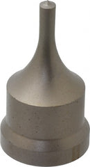 Cleveland Steel Tool - 7/32 Inch Diameter Round Ironworker Punch - 1-1/16 Inch Body Diameter, 1-7/32 Inch Head Diameter, 2-1/8 Inch Overall Length - Exact Tooling