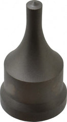 Cleveland Steel Tool - 9/32 Inch Diameter Round Ironworker Punch - 1-1/16 Inch Body Diameter, 1-7/32 Inch Head Diameter, 2-1/8 Inch Overall Length - Exact Tooling