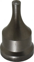 Cleveland Steel Tool - 5/16 Inch Diameter Round Ironworker Punch - 1-1/16 Inch Body Diameter, 1-7/32 Inch Head Diameter, 2-1/8 Inch Overall Length - Exact Tooling
