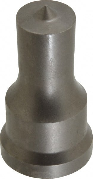 Cleveland Steel Tool - 3/4 Inch Diameter Round Ironworker Punch - 1-1/16 Inch Body Diameter, 1-7/32 Inch Head Diameter, 2-1/8 Inch Overall Length - Exact Tooling