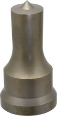Cleveland Steel Tool - 11/16 Inch Diameter Round Ironworker Punch - 1-1/16 Inch Body Diameter, 1.24 Inch Head Diameter, 2-3/16 Inch Overall Length - Exact Tooling
