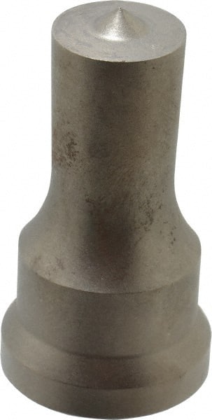 Cleveland Steel Tool - 3/4 Inch Diameter Round Ironworker Punch - 1-1/16 Inch Body Diameter, 1.24 Inch Head Diameter, 2-3/16 Inch Overall Length - Exact Tooling