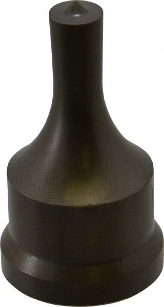 Cleveland Steel Tool - 7/16 Inch Diameter Round Ironworker Punch - 1-7/32 Inch Body Diameter, 1-3/8 Inch Head Diameter, 2-3/8 Inch Overall Length - Exact Tooling