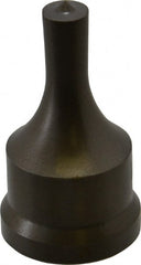 Cleveland Steel Tool - 7/16 Inch Diameter Round Ironworker Punch - 1-7/32 Inch Body Diameter, 1-3/8 Inch Head Diameter, 2-3/8 Inch Overall Length - Exact Tooling