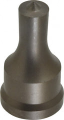 Cleveland Steel Tool - 5/8 Inch Diameter Round Ironworker Punch - 1-7/32 Inch Body Diameter, 1-3/8 Inch Head Diameter, 2-3/8 Inch Overall Length - Exact Tooling