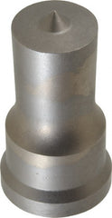 Cleveland Steel Tool - 1 Inch Diameter Round Ironworker Punch - 1-7/32 Inch Body Diameter, 1-3/8 Inch Head Diameter, 2-3/8 Inch Overall Length - Exact Tooling
