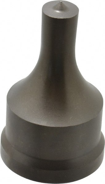 Cleveland Steel Tool - 9/16 Inch Diameter Round Ironworker Punch - 1-17/32 Inch Body Diameter, 1-11/16 Inch Head Diameter, 2-11/16 Inch Overall Length - Exact Tooling