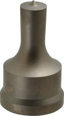Cleveland Steel Tool - 11/16 Inch Diameter Round Ironworker Punch - 1-17/32 Inch Body Diameter, 1-11/16 Inch Head Diameter, 2-11/16 Inch Overall Length - Exact Tooling