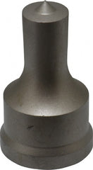 Cleveland Steel Tool - 13/16 Inch Diameter Round Ironworker Punch - 1-17/32 Inch Body Diameter, 1-11/16 Inch Head Diameter, 2-11/16 Inch Overall Length - Exact Tooling