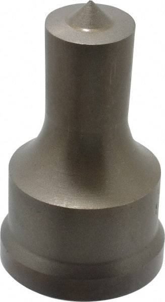 Cleveland Steel Tool - 7/8 Inch Diameter Round Ironworker Punch - 1-17/32 Inch Body Diameter, 1-11/16 Inch Head Diameter, 2-11/16 Inch Overall Length - Exact Tooling