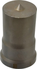 Cleveland Steel Tool - 1-1/2 Inch Diameter Round Ironworker Punch - 1-17/32 Inch Body Diameter, 1-11/16 Inch Head Diameter, 2-11/16 Inch Overall Length - Exact Tooling