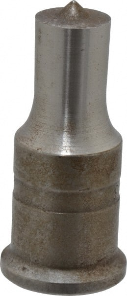 Cleveland Steel Tool - 5/8 Inch Diameter Round Ironworker Punch - 1 Inch Body Diameter, 1-3/16 Inch Head Diameter, 2-7/16 Inch Overall Length - Exact Tooling