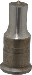Cleveland Steel Tool - 11/16 Inch Diameter Round Ironworker Punch - 1 Inch Body Diameter, 1-3/16 Inch Head Diameter, 2-7/16 Inch Overall Length - Exact Tooling