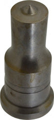 Cleveland Steel Tool - 15/16 Inch Diameter Round Ironworker Punch - 1-1/4 Inch Body Diameter, 1-1/2 Inch Head Diameter, 3-1/8 Inch Overall Length - Exact Tooling