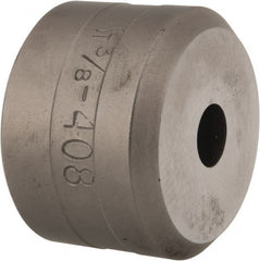 Cleveland Steel Tool - 3/8 Inch Diameter Round Ironworker Die - 1-1/2 Inch Head Diameter, 1 Inch Head Height - Exact Tooling