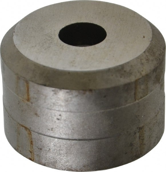 Cleveland Steel Tool - 7/16 Inch Diameter Round Ironworker Die - 1-1/2 Inch Head Diameter, 1 Inch Head Height - Exact Tooling