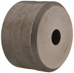 Cleveland Steel Tool - 13/32 Inch Diameter Round Ironworker Die - 1-13/16 Inch Head Diameter, 1-1/8 Inch Head Height - Exact Tooling