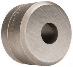 Cleveland Steel Tool - 19/32 Inch Diameter Round Ironworker Die - 1-13/16 Inch Head Diameter, 1-1/8 Inch Head Height - Exact Tooling