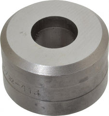 Cleveland Steel Tool - 25/32 Inch Diameter Round Ironworker Die - 1-13/16 Inch Head Diameter, 1-1/8 Inch Head Height - Exact Tooling