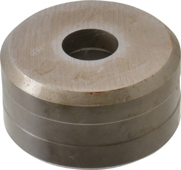 Cleveland Steel Tool - 5/8 Inch Diameter Round Ironworker Die - 2 Inch Head Diameter, 1 Inch Head Height - Exact Tooling