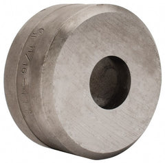 Cleveland Steel Tool - 11/16 Inch Diameter Round Ironworker Die - 2 Inch Head Diameter, 1 Inch Head Height - Exact Tooling