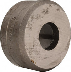 Cleveland Steel Tool - 25/32 Inch Diameter Round Ironworker Die - 2 Inch Head Diameter, 1 Inch Head Height - Exact Tooling