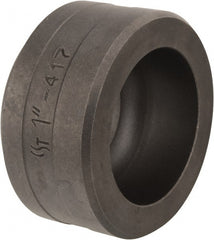 Cleveland Steel Tool - 1 Inch Diameter Round Ironworker Die - 2 Inch Head Diameter, 1 Inch Head Height - Exact Tooling
