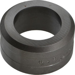 Cleveland Steel Tool - 1-9/32 Inch Diameter Round Ironworker Die - 2 Inch Head Diameter, 1 Inch Head Height - Exact Tooling