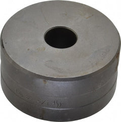 Cleveland Steel Tool - 1/2 Inch Diameter Round Ironworker Die - 2-3/8 Inch Head Diameter, 1-1/4 Inch Head Height - Exact Tooling