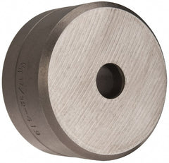 Cleveland Steel Tool - 17/32 Inch Diameter Round Ironworker Die - 2-3/8 Inch Head Diameter, 1-1/4 Inch Head Height - Exact Tooling