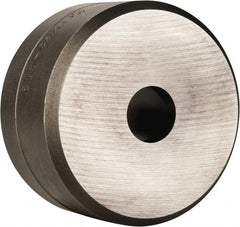 Cleveland Steel Tool - 19/32 Inch Diameter Round Ironworker Die - 2-3/8 Inch Head Diameter, 1-1/4 Inch Head Height - Exact Tooling